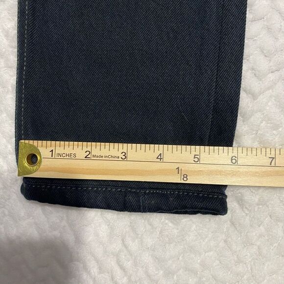 RE/DONE Originals Black High Rise Distressed Button Fly Jeans Size 26 New - Picture 7 of 13